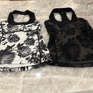 Bundle of floral print halter top lululemon tank tops!